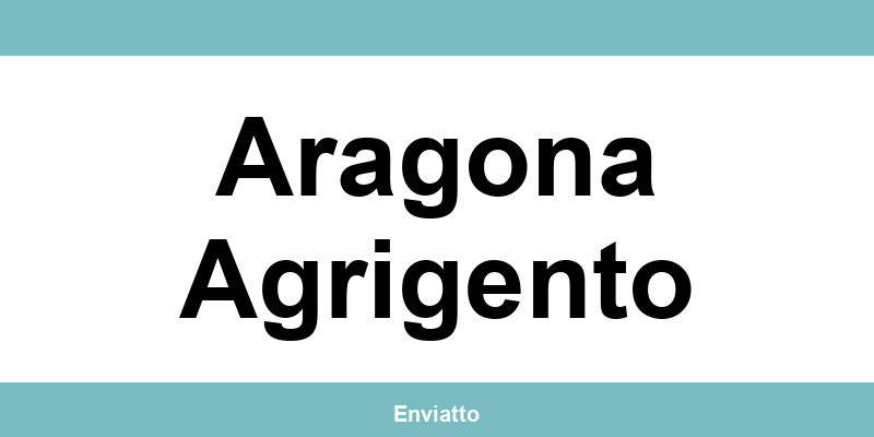Numero di telefono della sede SDA Express a Aragona Agrigento