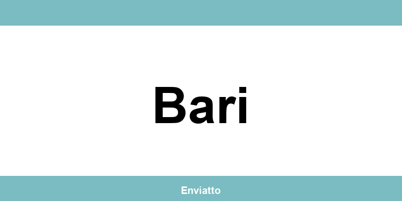 Numero di telefono della sede SDA Express a Bari