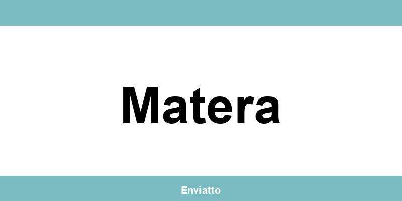 Numero di telefono della sede SDA Express a Matera
