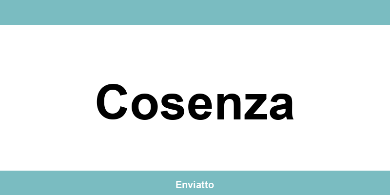 Numero di telefono della sede SDA Express a Cosenza