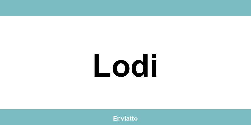 Numero di telefono della sede SDA Express a Lodi
