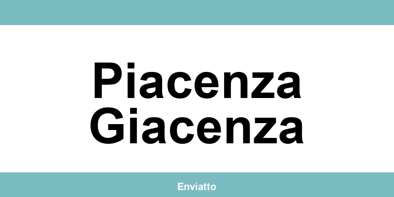 Numero di telefono della sede SDA Express a Piacenza Giacenza