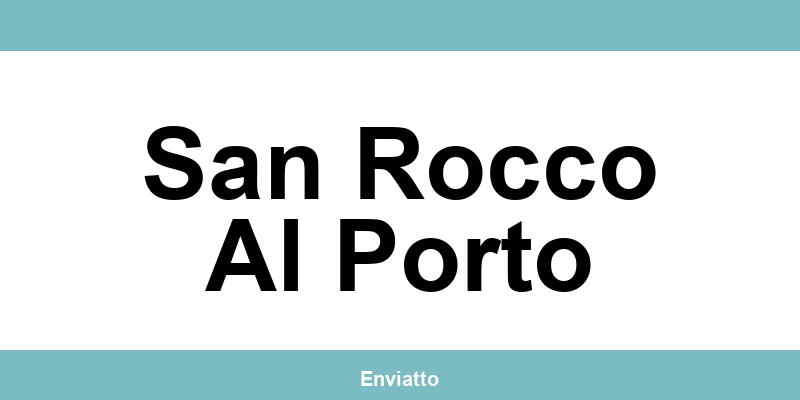 Numero di telefono della sede SDA Express a San Rocco Al Porto