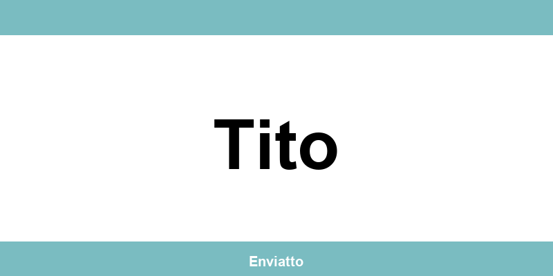 Numero di telefono della sede SDA Express a Tito